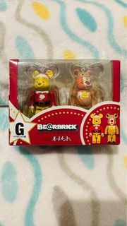 全新 未開 100% 一番賞 一番 G G賞 bearbrick be@rbrick medicom toys 維尼 winnie the pool 跳跳虎 tiger tigger