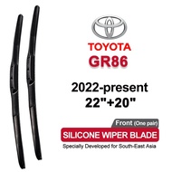 Replacement Silicone Car Wiper for Toyota GR86 2022-present 2021 2020 2019 2018 Banana Type Front Wi