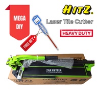 HITZ Laser Tile Cutter Machine Aluminium Single Rail 600MM 800MM Pemotong Mozek Tile Mesin Mosaic Po