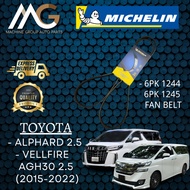 Michelin Belt Toyota Alphard 2.5 , Vellfire AGH30 2.5 (2015-2022) 6PK 1244 / 6PK 1245 (Fan belt) Mad