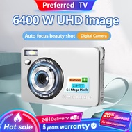 CCD Digital Camera 64MP Ultra HD 18x Optical Zoom Auto Focus Self-Timer Anti-shaking