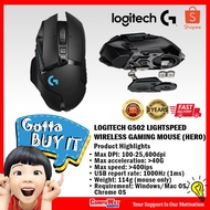 LOGITECH G502 LIGHTSPEED WIRELESS GAMING MOUSE (HERO SENSOR)