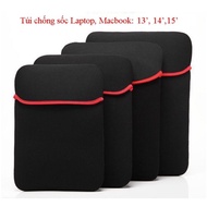 Genuine Red Striped Laptop Shockproof Bag 13in 14in 15in 17in