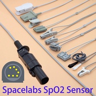 Compatible 7p Spacelabs 015-0130-00 Spo2 sensor cable for/pediatric/child/Neonate/veterinary,3m Fing