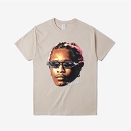 Cotton Unisex T Shirt Men Tee Young Thug Thugger Graphic T-shirt African Descent Rapper Style Hip Hop Tshirt Vintage Tops XS-4XL-5XL-6XL