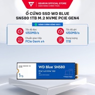 WD Blue SN580 SSD Hard Drive 500GB/1TB M.2 NVMe PCIe Gen 4