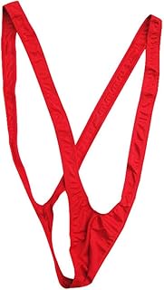 ROPA INTERIOR BORAT MANKINI SWIMMING BRIGHT BEAUTIFUL ONE SIZE MENS RED