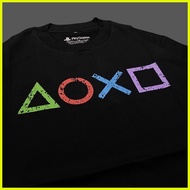 ◨  ◜ HITAM Orifake - Black PLAYSTATION T-Shirt Code