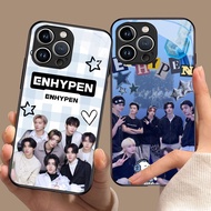 DK-1 Enhypen OT7 HD Glass Casing for iphone 15 14 Plus Pro Max