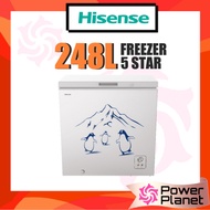 Hisense 248L Chest Freezer ( 5 star ) Fridge or Freezer refrigerator Peti Sejuk Beku