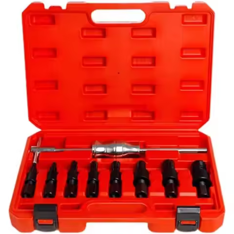 New 9pc Blind Hole Slide Hammer Pilot Bearing Puller Internal Extractor Removal Kit