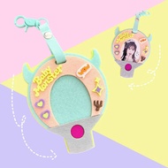Customized Kpop Babymonster Merch Light Stick Felt Bag Charm Luggage  Tag Ahyeon pharita ruka asa ro