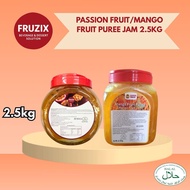 PASSION FRUIT/MANGO FRUIT PUREE JAM 2.5KG