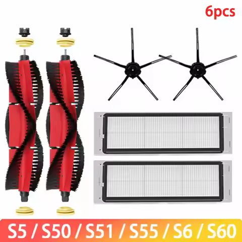 For Roborock S5 S50 S51 S55 S6 S60 S6 Pure Vacuum Cleaner Accessories HEPA Filter Mop Cloth Si