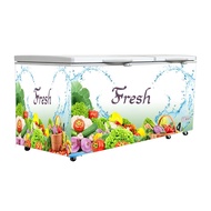 Freezer Decal size 123cm wide x 85cm high x 65cm wide