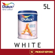 ICI DULUX 5L Ambiance Pearl Glo Wall Paint (15103/White)