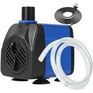 AQUANEAT Small Fountain Pump, 80 GPH Mini Submersible Water Pump, with 3.3 Feet Tube, Suitable for A