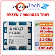 AMD Ryzen 7 9800X3D New Tray CPU 8 Cores 16 Threads 4.7GHz Upto 5.2GHz AM5 -