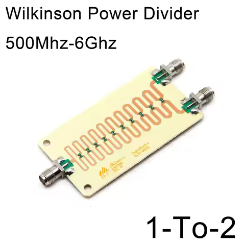 500Mhz-6Ghz Wilkinson RF Power Divider 1to2 RF Power Splitter Combiner FOR 868Mhz LORA Helium Miner 