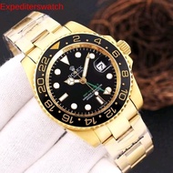 Rolex jam tangan lelaki GMT swiss made watches for men's 40mm night glow watches for men's with free