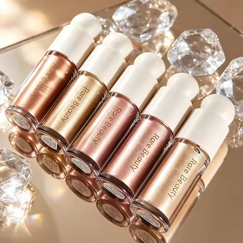Fashionable Rare Beauty Natural Glitter High Gloss Liquid Moisturizing Butter Lipstick Antique Coppe