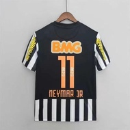 Top quality 12/13 Santos Neymar #11 Away Retro Sports Football Jersey