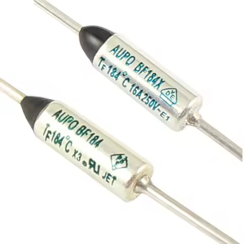 10pcs Thermal Fuse BF184 BF184X 10A 16A 250V BF 184C 184 Celsius Degree Cutoff TF Pellet TCO Axial L