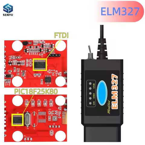 ELM327 25K80 V1.5 USB PIC18F25K80 FTDI For Ford FORScan Switch OBD2 Scanner OBD 2 Car Diagnostic Too