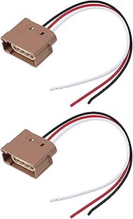 EMSea 2 Pieces 3 Pin Front Indicator Connector 2U5Z13411SA Compatible with Ford Flex (2009-2013)