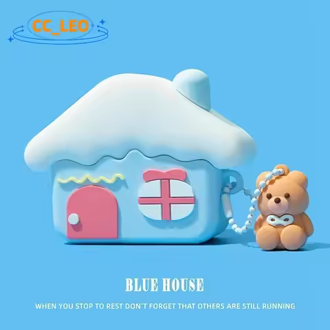 For OPPO Enco Buds3 Pro Case 3D Cartoon Ghost Cute Cake OPPO Enco Buds3 Pro Silicone Soft Case Prote