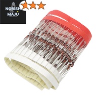 QEdailyToolsMix 50PCS 1W Zener Diode DO-41 3V 3V3 3V6 3V9 4V3 4V7 5V1 5V6 6V2 6V8 7V5 8V2 9V1 10V 11