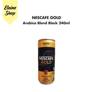 Nescafe Gold Arabica Blend Black Coffee Drink 240ml