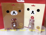 Medicom Bearbrick 2013 Rilakkuma & Korilakkuma 100% Clear ver. be@rbrick set 2pc 鬆弛熊