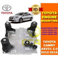 100% Original Toyota Engine Mounting Set - CAMRY ASV51 2.0 2012-2018 - 4pcs per set 0H070 28020 3605