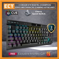 Corsair K70 RGB TKL Champion Series Mechanical Gaming Keyboard - Cherry MX Speed Switch