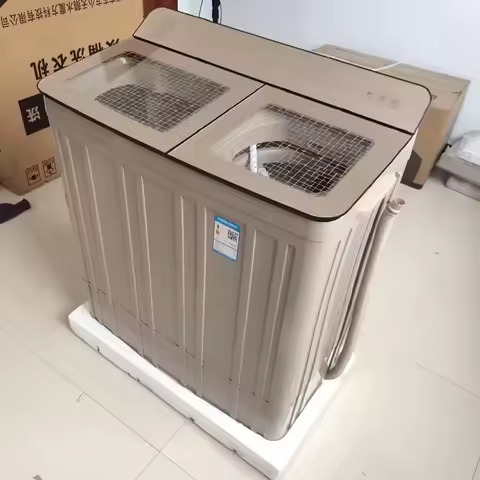 Hot Selling 15 kg High-capacity Household and Commercial Twin Tub Semi-automatic Washing and Drying 