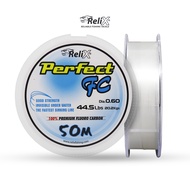 Leader Relix Perfect FC Premium Fluorocarbon Relix Nusantara Senar Leader 50 Meter