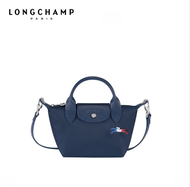 Original Longchamp Le Pliage Tres Paris series women handbags small dark blue women shoulder bags handbags