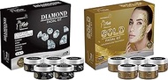 Professional Feel Blue Lady Diamond + Gold Facial Kit, for Fairness, Skin Whitening, Best Facial kit