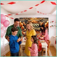 New Years Photo Backdrop 2D Print Golden Balloons Wall Background 39x59in Happy New Year Sign 2026 f