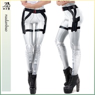 Aliexpress Black Widow White Battle Suit Digital Print Leggings cosplay Costume KDK-2219