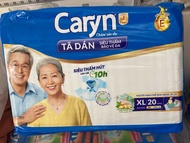 Combo 3 goi tã dán caryn size XL20. Mẫu mới tiện lợi