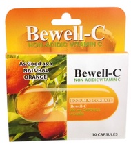 Bewell-C : The Non-Acidic Vitamin C 10 Capsules  1 pack sodium ascorbate