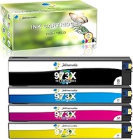 Jettruemedia 973X Printer Cartridges Multipack Compatible with HP 973X 973 XL for HP PageWide Pro 47