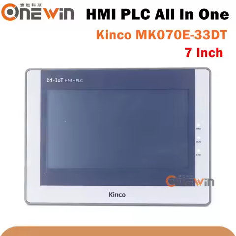 Kinco MK070E-33DT 7 inch HMI PLC All In One Touch Screen With Programmable Controller Integrated Pan
