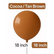 18inch Retro color Cocoa /Tan Balloon for party & DND shop