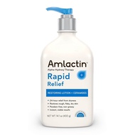 AmLactin Alpha-Hydroxy Therapy Rapid Relief Restoring Lotion + Ceramides 14.1 oz (400 g)