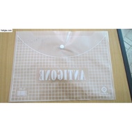 Combo of 100 clearbags/1-button thick F-size bag, code W-209FC