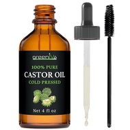 GreenIVe Organic Planting Pure Castor Oil, 4oz Bottle, Cold Pressed, Hexane-Free, Hormone-Free Serum