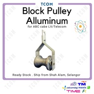 Block Pulley Alluminum for ABC cabe LV/Telecom